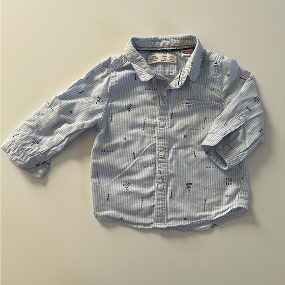 Zara Shirts & Tops Zara Kids Baby Boy Button Up Shirt Poshmark